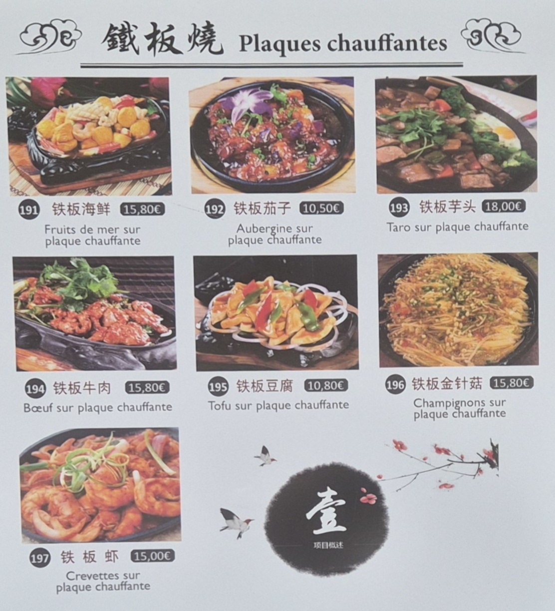 Plaques chauffantes